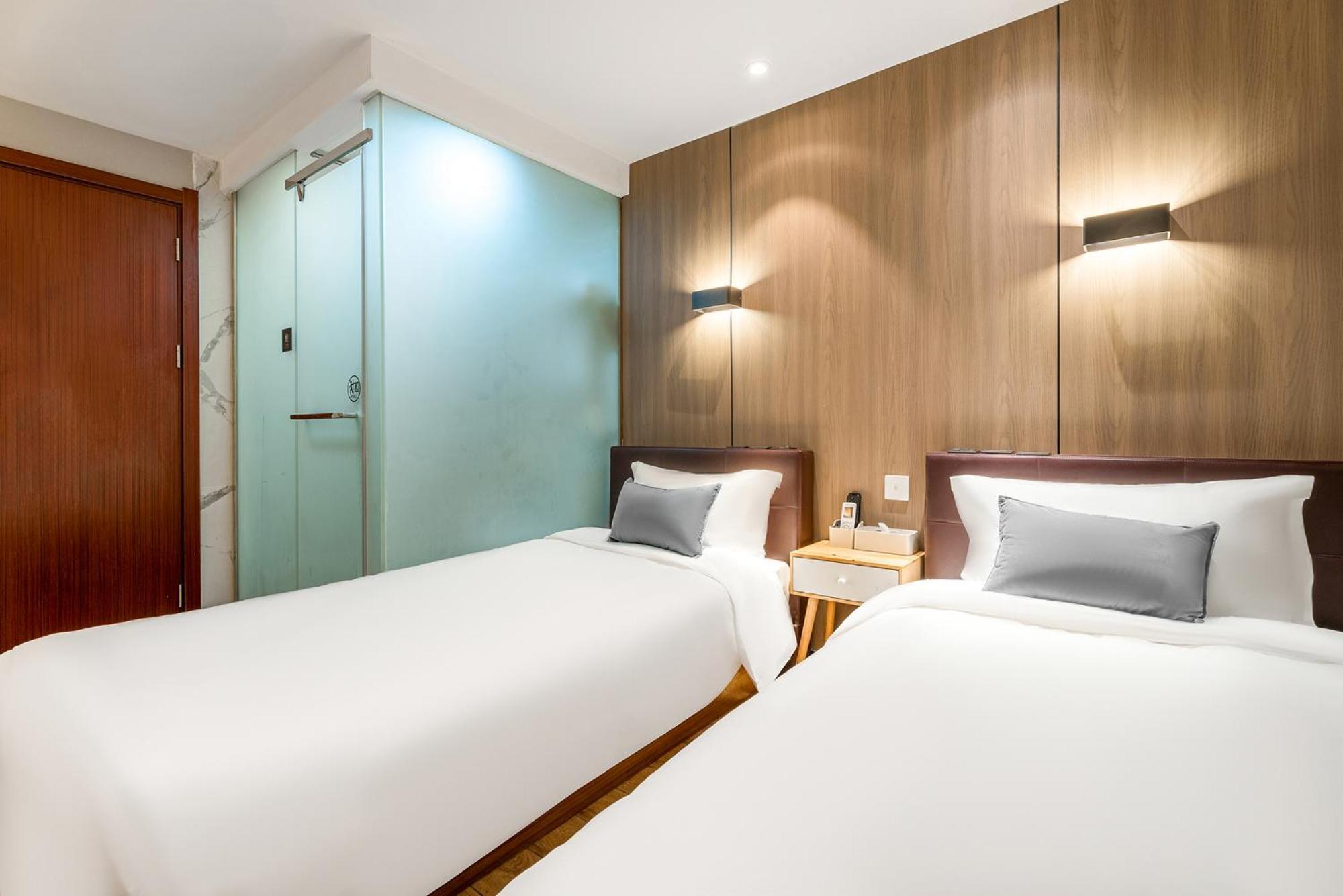 Meego Yes Hotel Şanghay Dış mekan fotoğraf