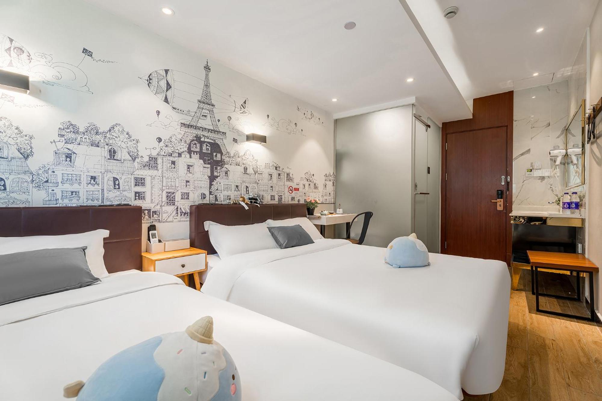 Meego Yes Hotel Şanghay Dış mekan fotoğraf