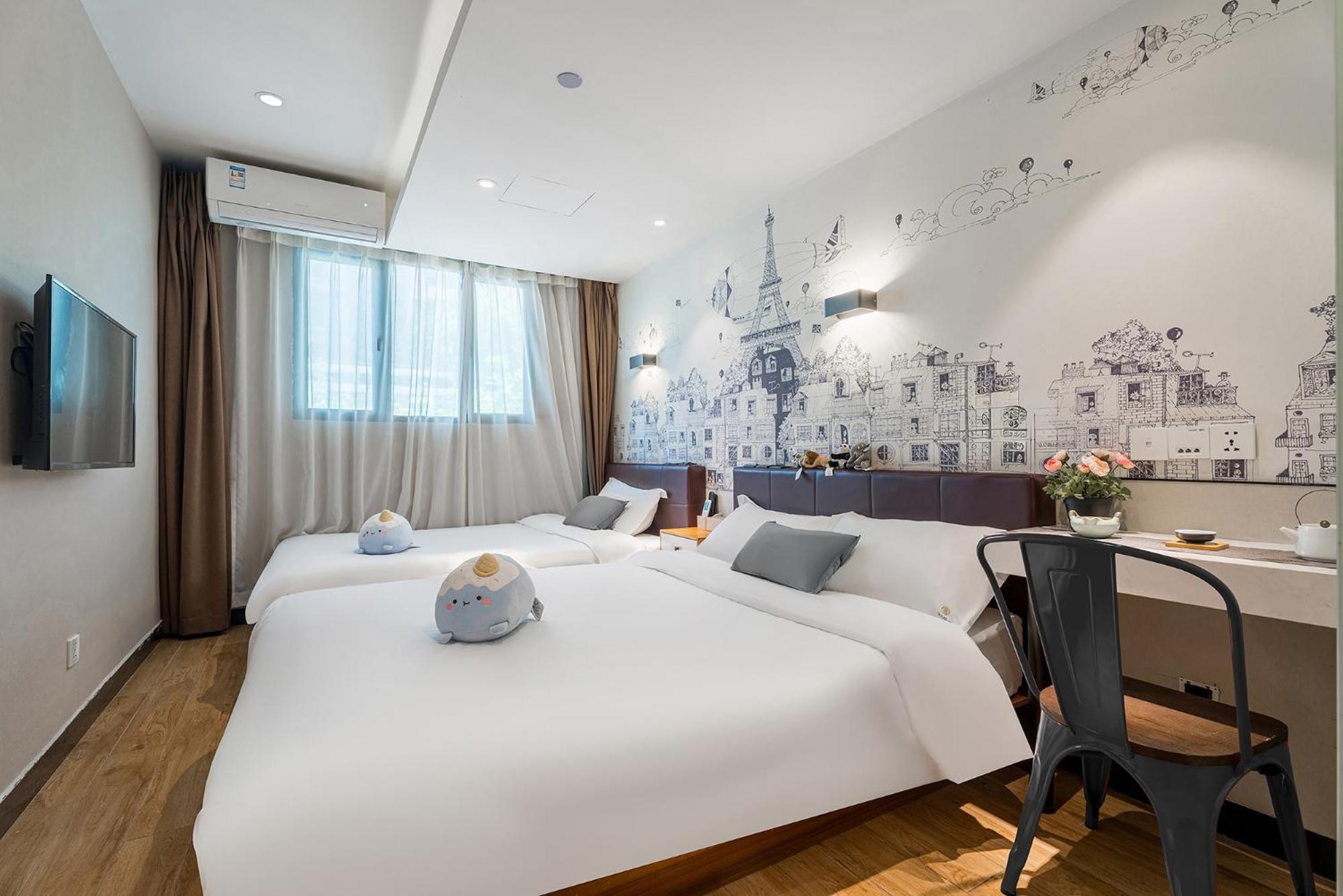 Meego Yes Hotel Şanghay Dış mekan fotoğraf