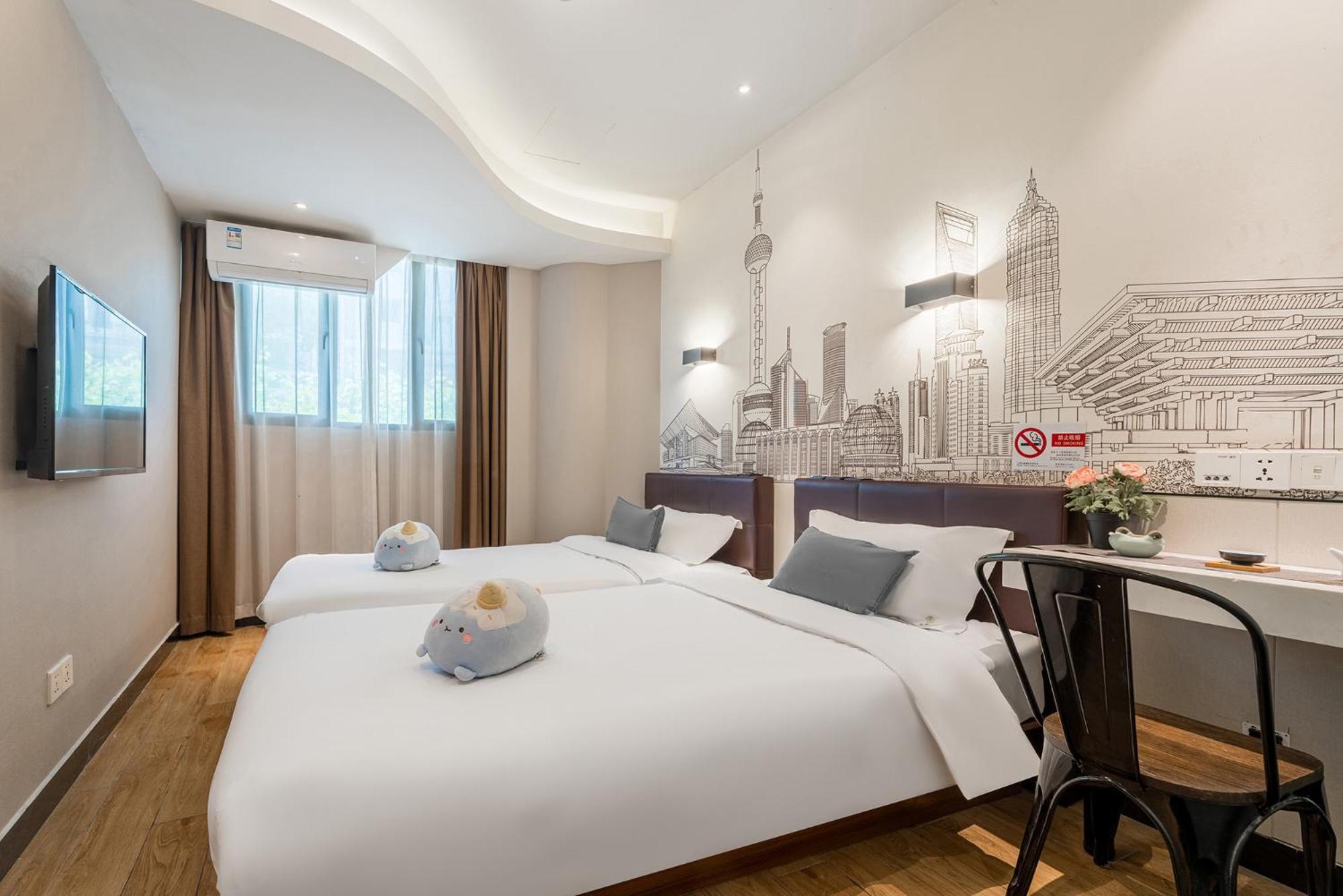 Meego Yes Hotel Şanghay Dış mekan fotoğraf