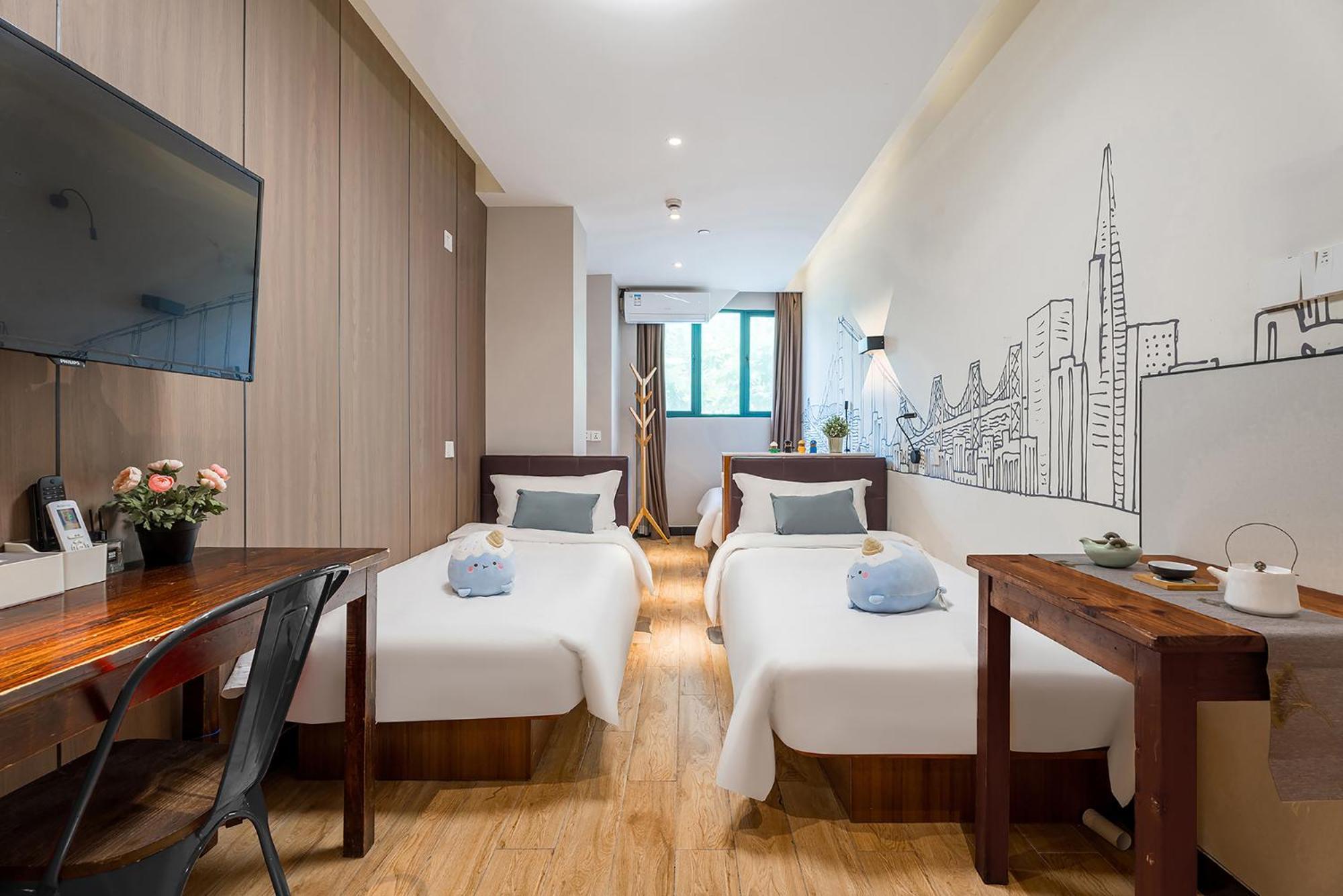 Meego Yes Hotel Şanghay Dış mekan fotoğraf